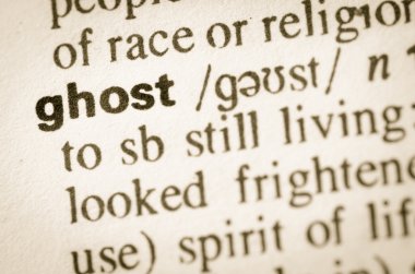 Kelime hayalet sözlük tanımı 