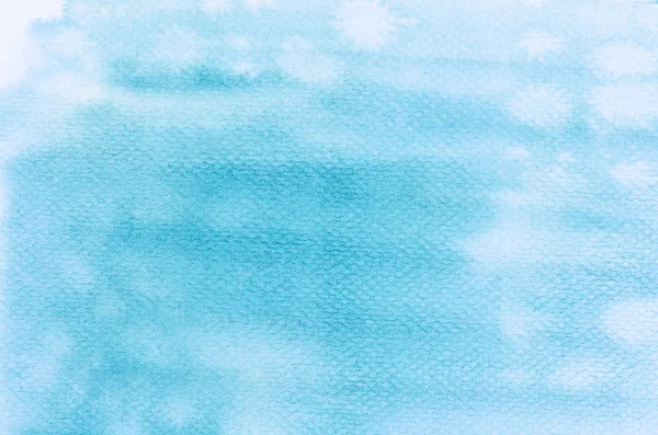 Acquerello blu pittura sfondo — Foto Stock