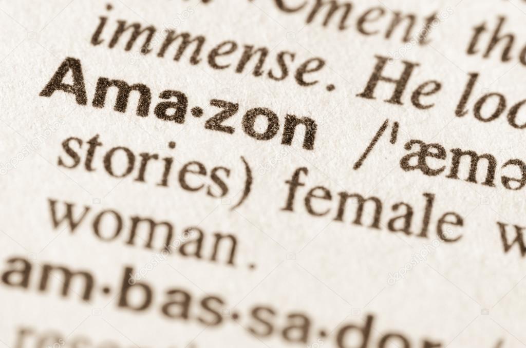 Dictionary definition of word Amazon 