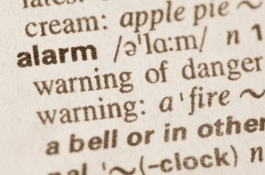 Word alarm sözlük tanımı 