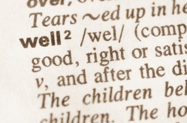 Kelimenin iyi sözlük tanımı 
