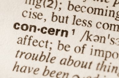 Word endişe sözlük tanımı