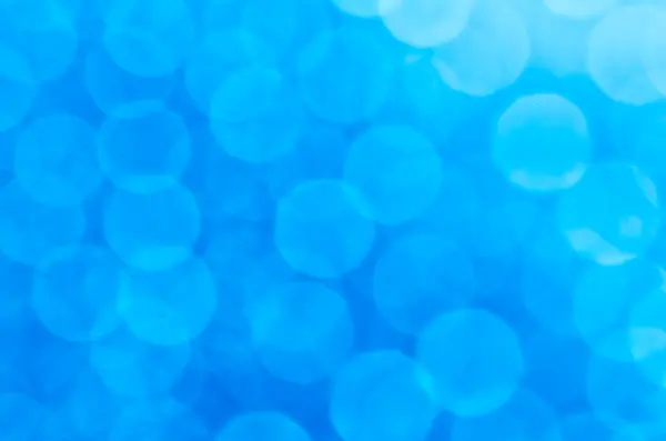 Blue abstract blurred bokeh background — Stock Photo, Image