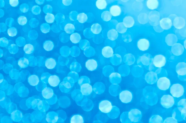 Blue abstract blurred bokeh background — Stock Photo, Image