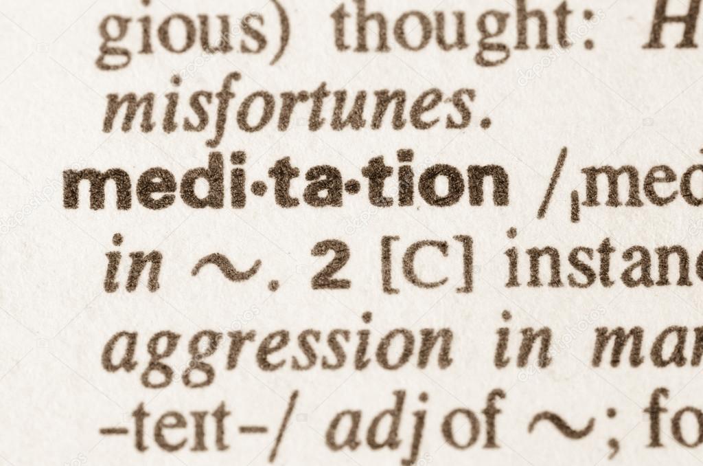 Dictionary definition of word mediation 