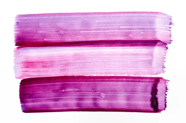 紫罗兰色水彩绘制纹理 — 图库照片