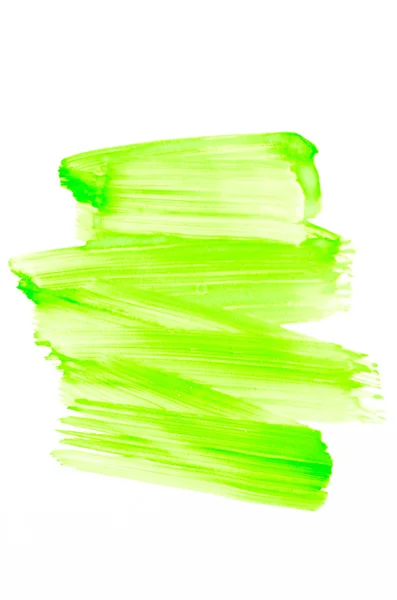 Зелена акварельна пофарбована текстура — стокове фото