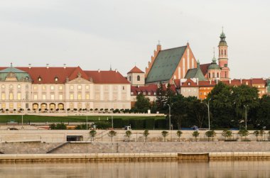 Varşova eski oda vistula Nehri üzerinde