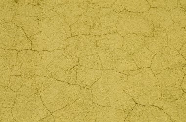 Sarı kırık duvar arka plan dokusu 