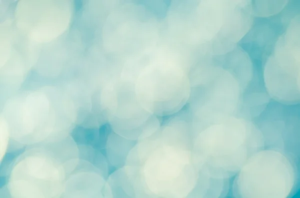 Blauwe bokeh abstracte lichten achtergrond — Stockfoto