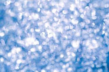 Mavi bokeh arka ışık arka plan 