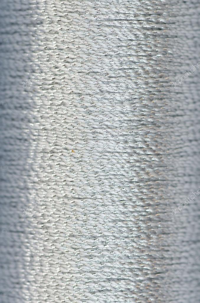 Bobbin of silver thread Stock Photo by ©aga77ta 80037496