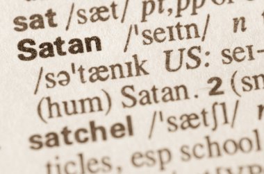 Şeytan sözcüğün sözlük tanımı 