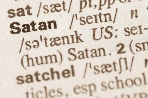 Şeytan sözcüğün sözlük tanımı 
