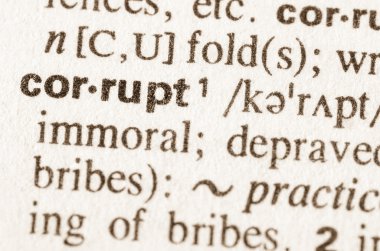 Bozuk kelimenin sözlük tanımı 