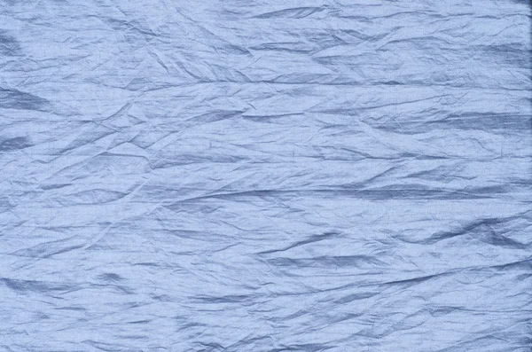 Increspato blu seta texture sfondo — Foto Stock