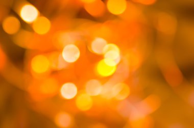 Turuncu bulanık bokeh ışıklar arka plan 