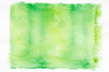 Yeşil sulu boya boyalı arka plan dokusu 