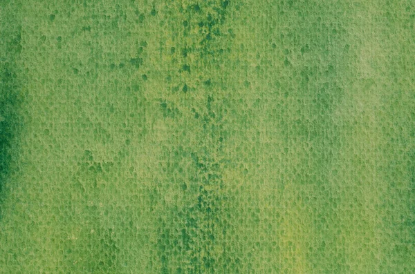 绿色水彩绘制纹理 — 图库照片