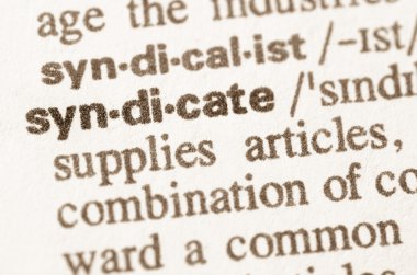 Word sendika sözlük tanımı 