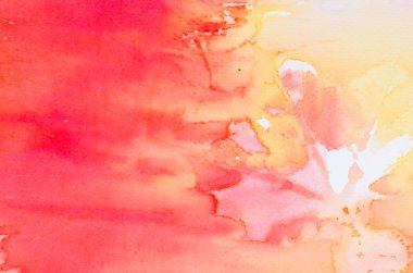 Renkli Sulu Boya arka plan dokusu