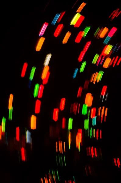 다채로운 흐려 모션 크리스마스 불빛 — 스톡 사진