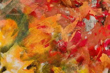 renkli ressam paleti