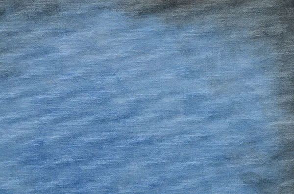 Azul pintado fundo de lona artística — Fotografia de Stock