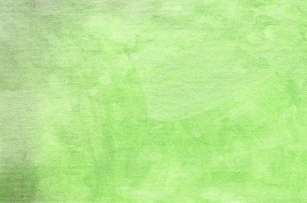 緑の塗られた芸術的なキャンバスの背景 — ストック写真
