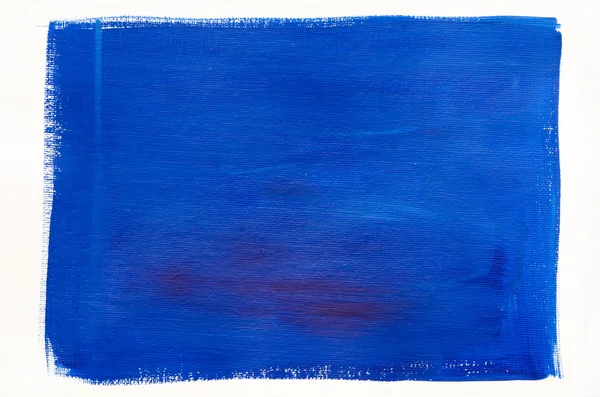Fondo de lona artística pintada azul — Foto de Stock