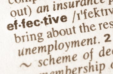 Etkili kelimenin sözlük tanımı 