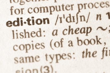 Word sürümü sözlük tanımı 