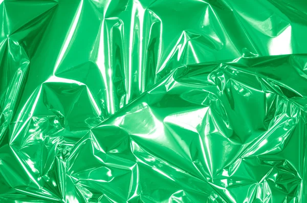 Зелений фольги фону — стокове фото