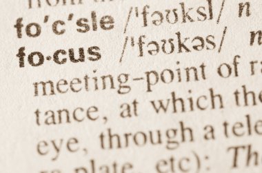 Word odak sözlük tanımı 