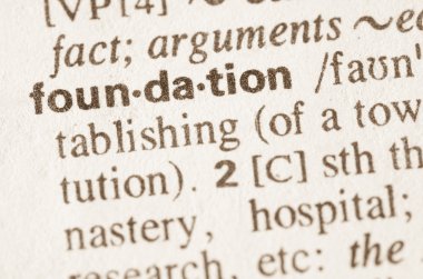 Sözlük tanımı kelime Vakfı 