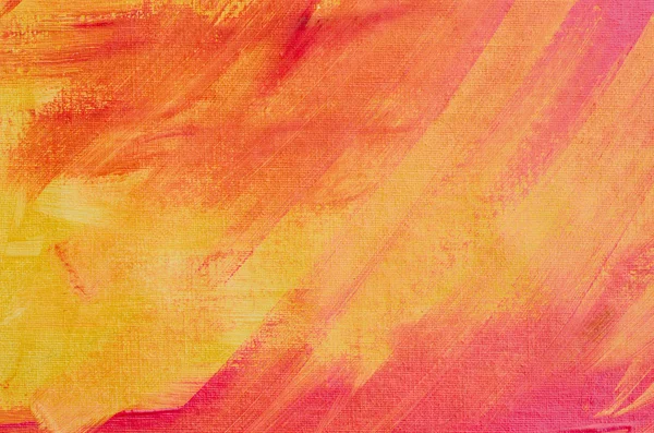 Orange  painted artistic canvas background — Stock Photo, Image