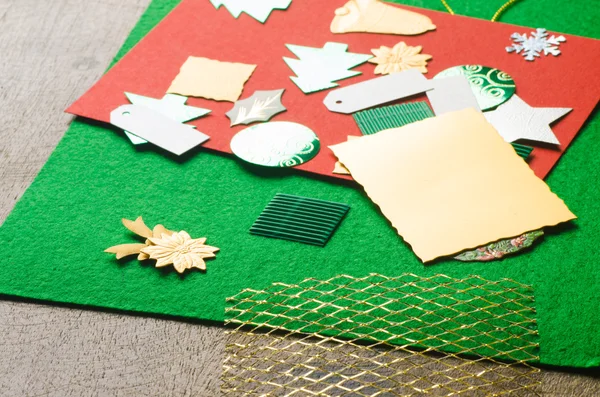 Christmas paper decorations — Stock Photo, Image