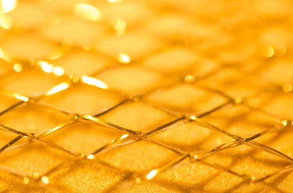 Goldenes Gitter Hintergrund — Stockfoto