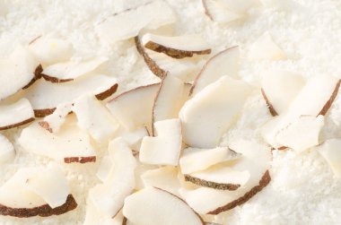 portre için Kurutulmuş Hindistan cevizi