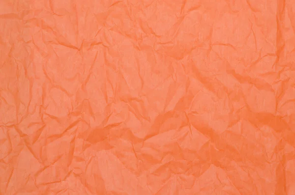 Πορτοκαλί τσαλακωμένο χαρτί υπόβαθρο — Φωτογραφία Αρχείου