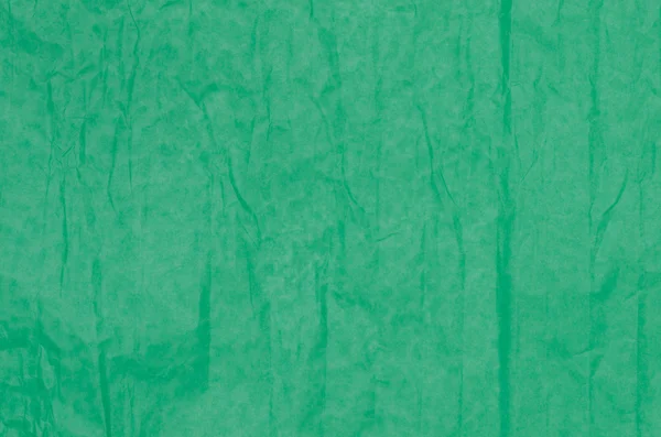 Fondo de papel de tejido arrugado verde — Foto de Stock