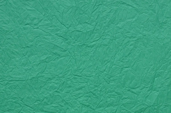 Fondo de papel de tejido arrugado verde — Foto de Stock