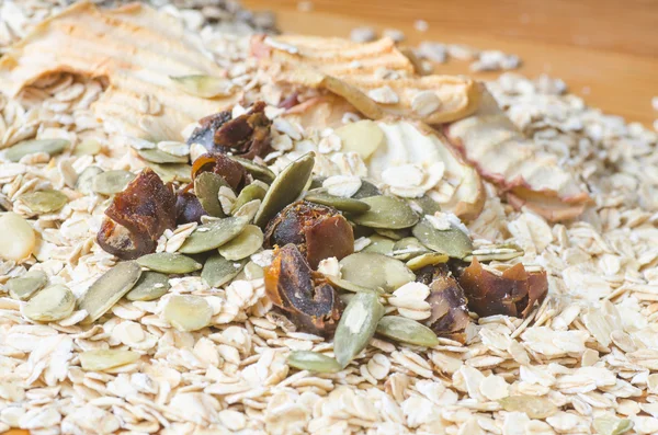 Muesli casero con semillas de calabaza — Foto de Stock