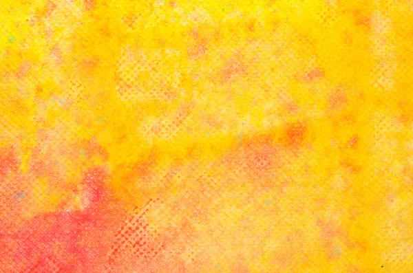 Żółty tle malowane akwarela tekstury — Zdjęcie stockowe