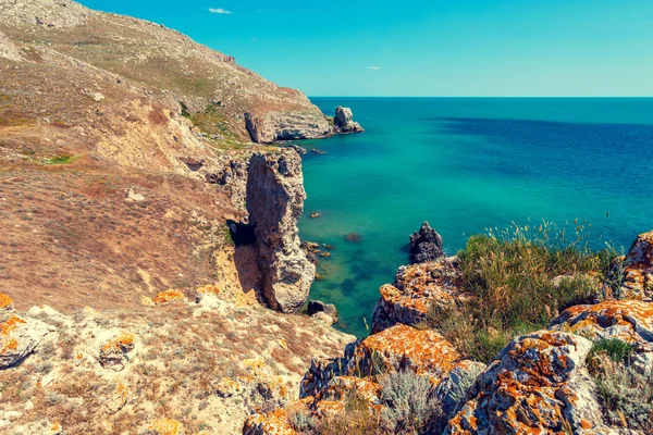 Kayalık deniz kıyısı — Stok fotoğraf