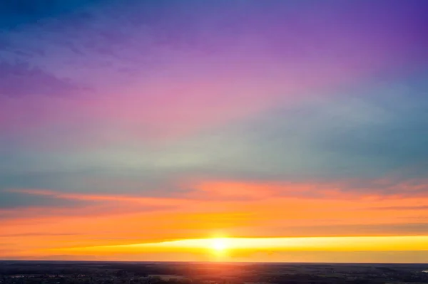 Разноцветное Облачное Небо Закате Градиентный Цвет Небо Текстура Абстрактный Фон — стоковое фото