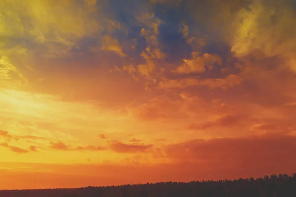 Bunt Bewölkter Himmel Bei Sonnenuntergang Farbverlauf Himmel Textur Abstrakte Natur — Stockfoto