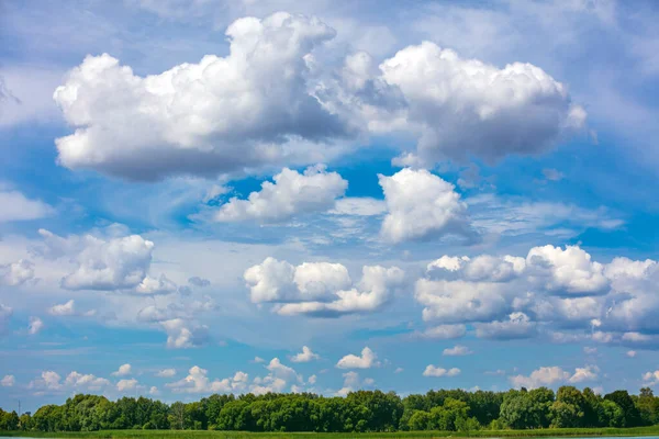 Cielo Blu Con Nuvole Astratto Sfondo Cielo Natura Sky Texture — Foto Stock