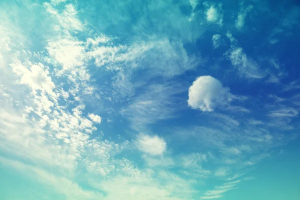 Blauer Himmel Mit Wolken Abstrakte Natur Himmel Hintergrund Luftaufnahme Himmel — Stockfoto