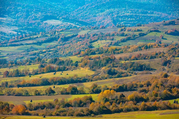 Herbst Den Bergen Blick Auf Die Berge Herbst Schöne Naturlandschaft — Stockfoto